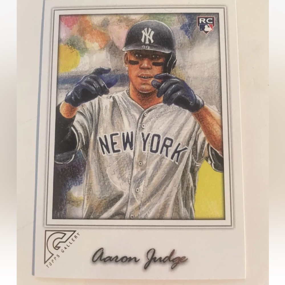 Aaron Judge New York Yankees Topps Gallery Rookie Card - 62 Home Runs!